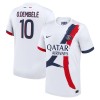 Maillot de Supporter Paris Saint-Germain Dembele 10 Extérieur 2024-25 Pour Homme